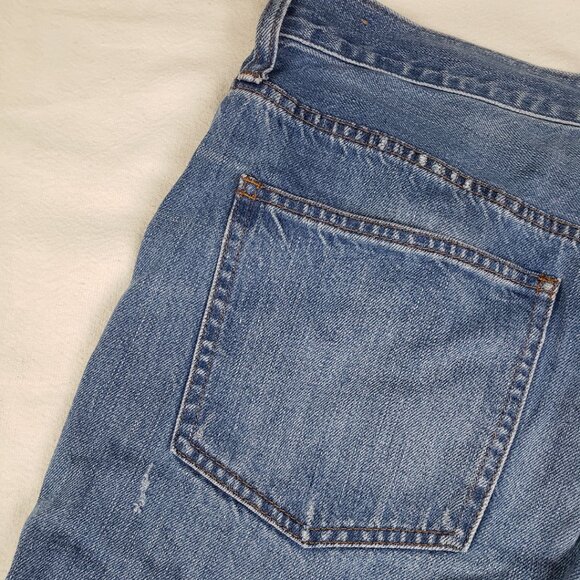 Madewell The Perfect Vintage Jean in Chet Wash: Distressed Edition Size 32 Rigid - Picture 9 of 16